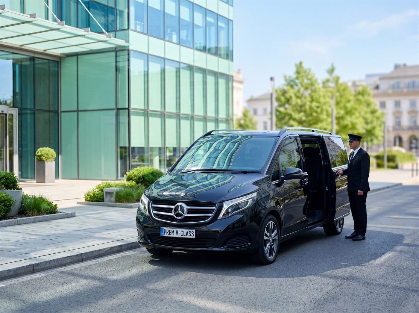 Premium private transfer van